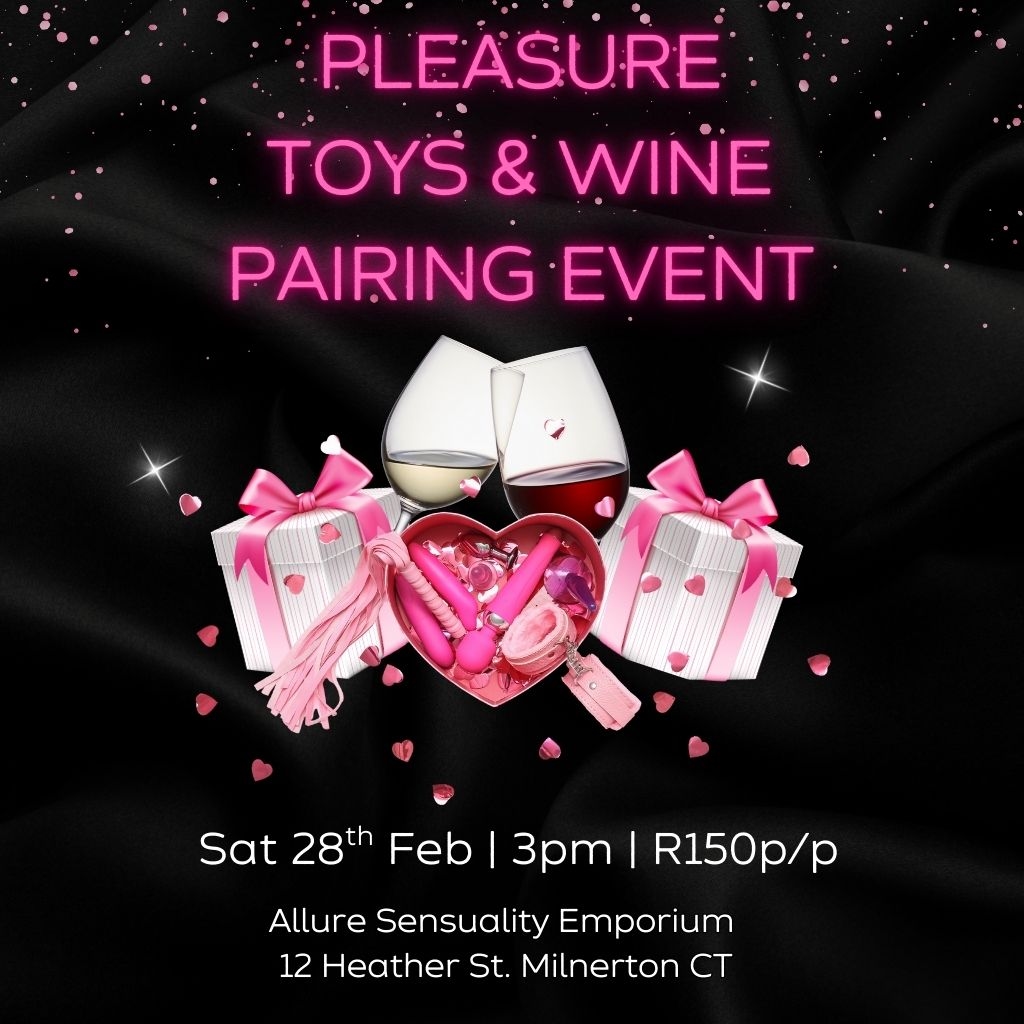 Toy & Wine Pairing FEB 2026 - Cape Town - Adult Shops