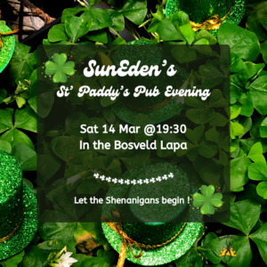 SunEden Resort St Paddy's Pub Evening - March 2026
