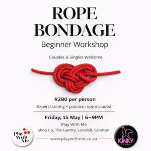 Friday Night Beginner Rope Bondage Class | 15 May 2026