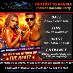 Too Hot To Handle – Poolside Karaoke Party