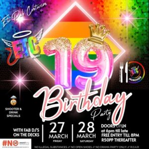 ETC Pub Centurion 19th Birthday Party Weekend