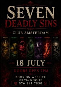 Club Amsterdam - 7 Deadly Sins