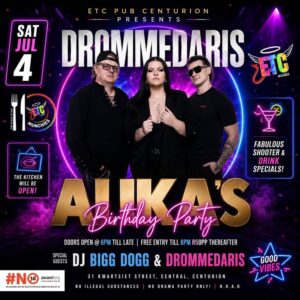 ETC PUB CENTURION: ALIKA'S BIRTHDAY PARTY - July 2026