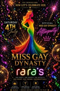 MISS GAY DYNASTY AT RARA'S