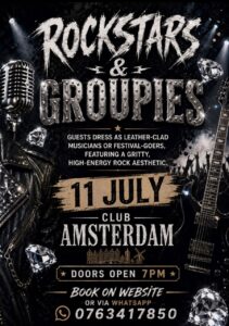 ROCKSTARS and GROUPIES night