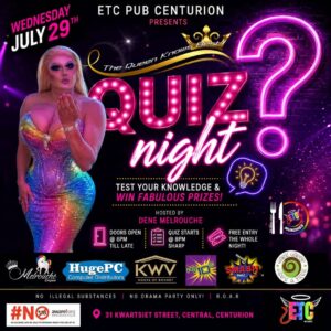 ETC Pub Centurion Presensts: Quiz Night - July 2026