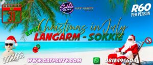  EPIC Christmas in July Langarm-Sokkie Gat Party