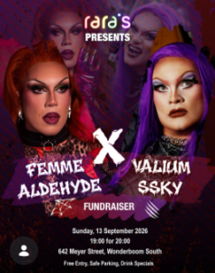 Rara's Presents: Femme Aldehyde X Valium Ssky Fundraiser