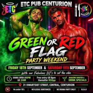 Green or Red Flag Party Weekend