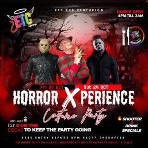 HORROR X PERIENCE: COSTUME PARTY!
